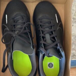 Black Nike Soccer Cleats